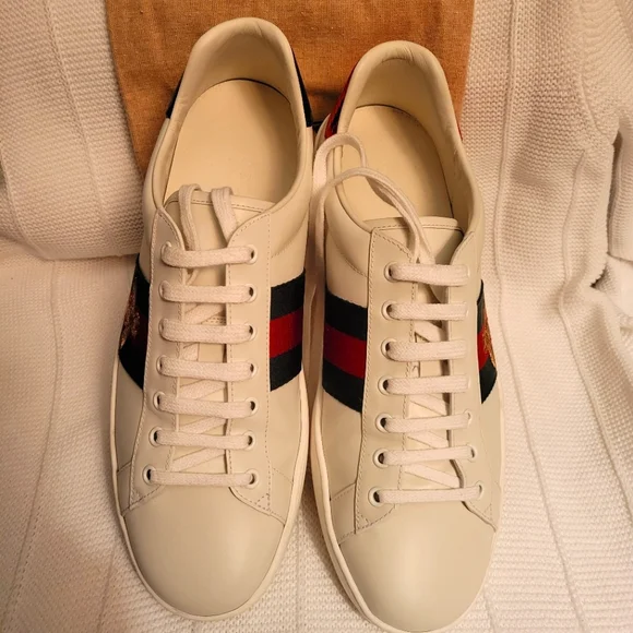 Gucci Ace Sneaker Size 10 - Picture 4 of 6